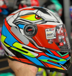 Capacete LS2 FF358 Xdron - Branco/Laranja/Azul